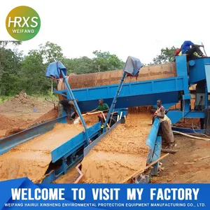 200 t/h Fixed Gold and Diamond Washing Plant with Trommel and Jig