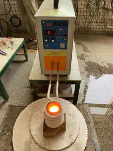 Small Electric Induction Melting Furnace for Gold, Silver and Metal
