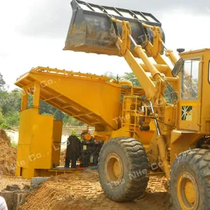 Mobile Gold Washing Plant with Trommel and Sluice Box
